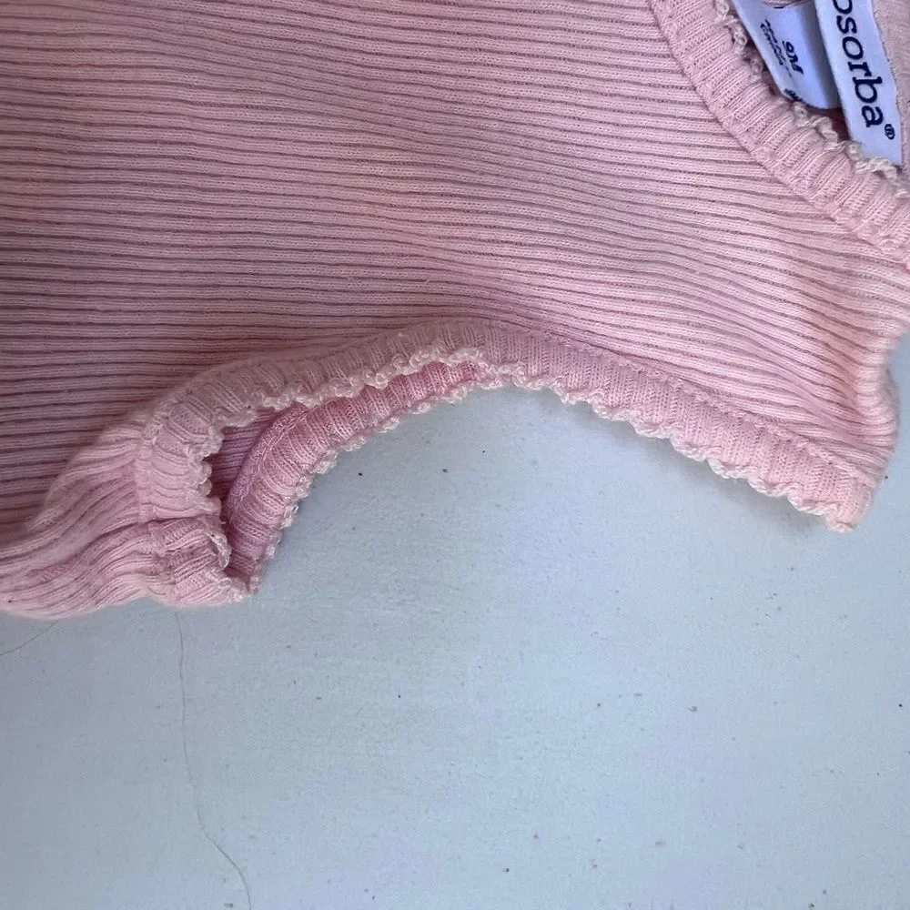 Absorba Dress Baby Girls  Pink Kitty Cat Tulle Tank Tutu Summer 9 month